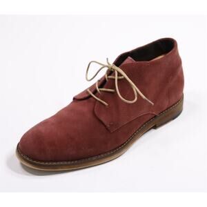 Julian & Mark Burgundy Suede Leather Ankle Chukka Boots Men's US 11
